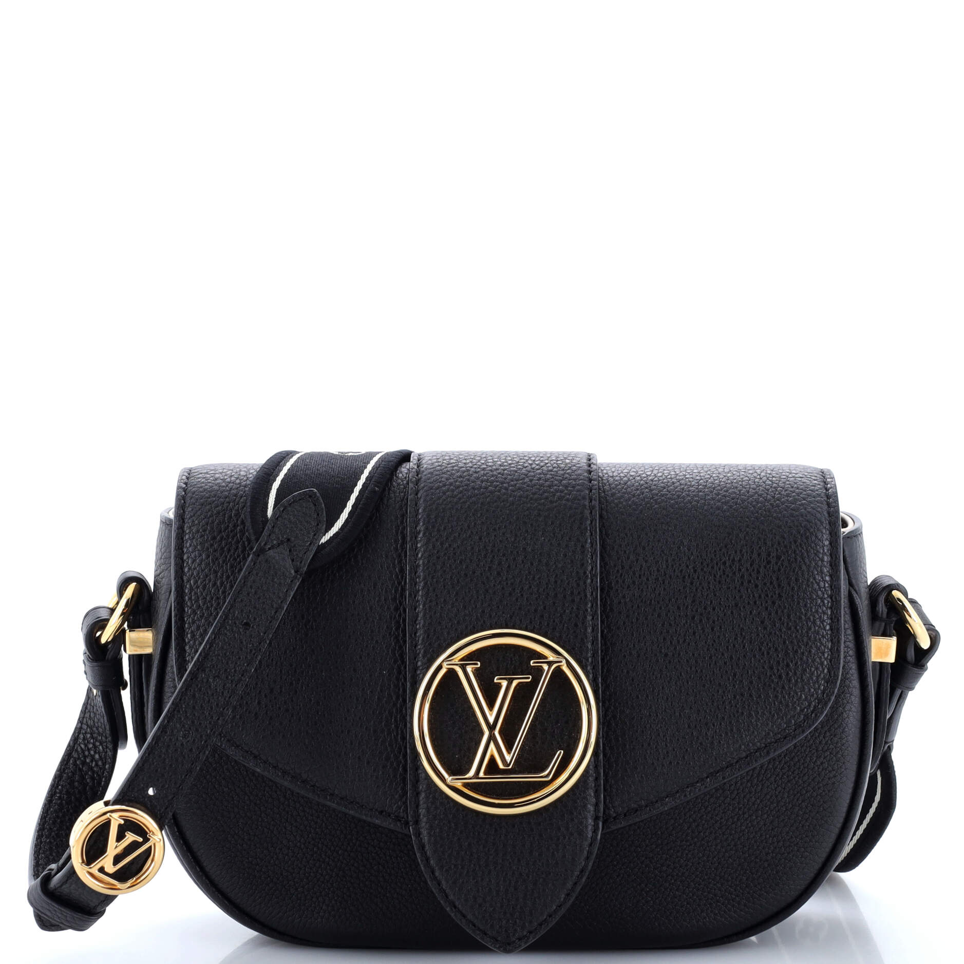 Louis Vuitton LV Lv Pont Soft Bag Mm Leather Shoulder Bag