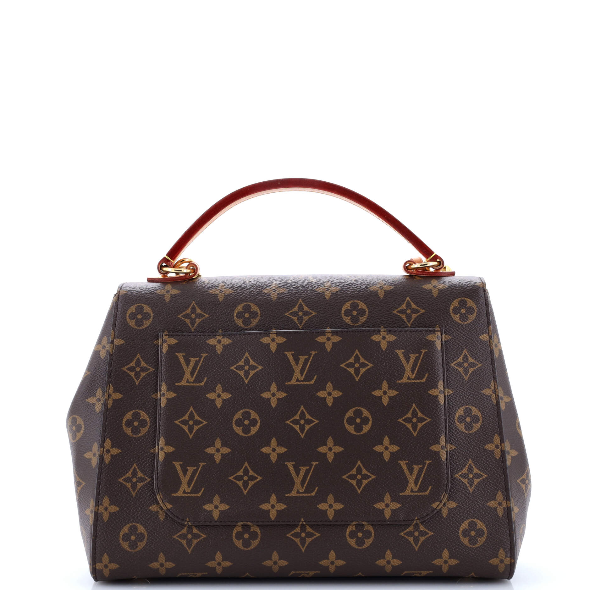 Louis Vuitton Cluny Top Handle Bag Mm Canvas Monogram Shoulder Bag