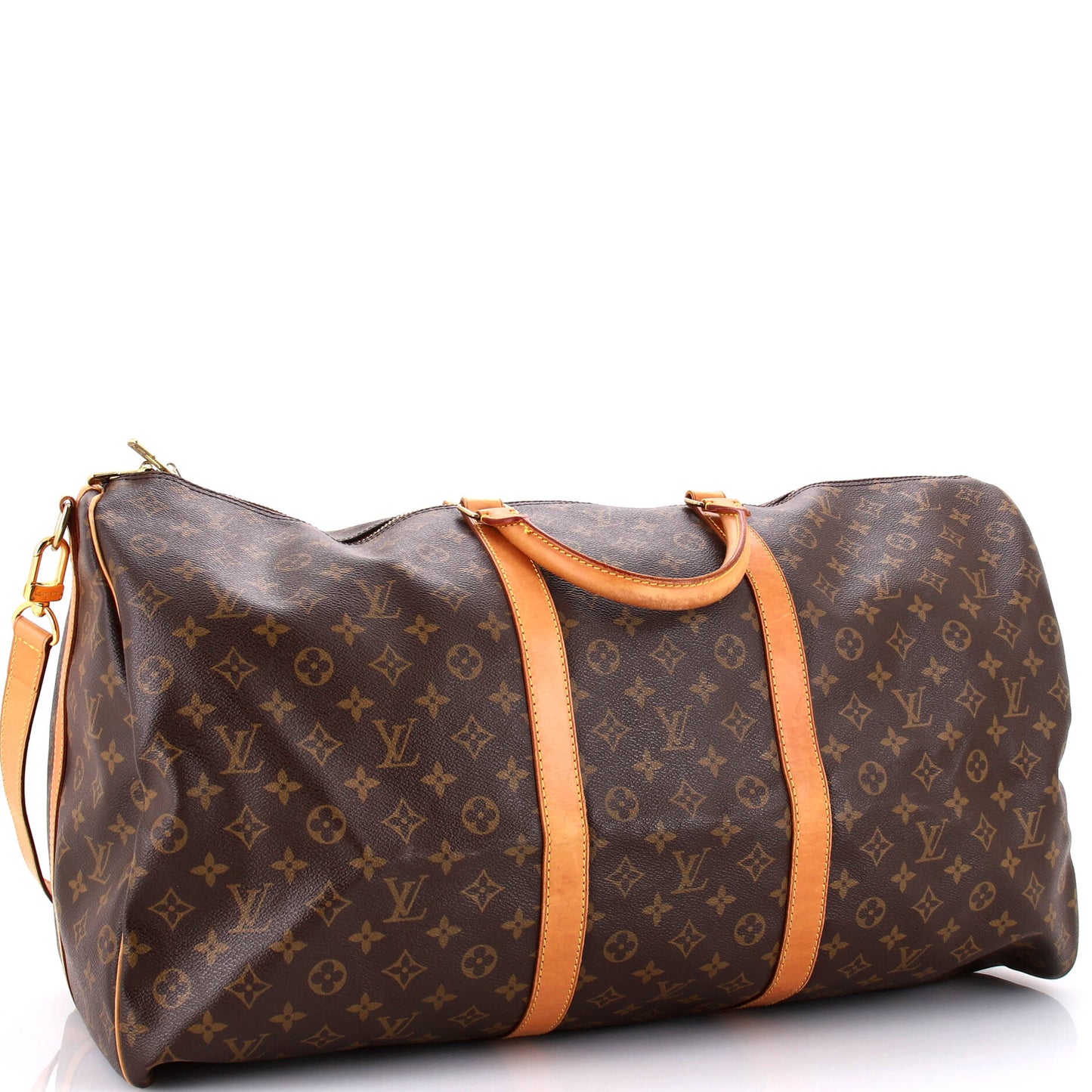 Louis Vuitton Keepall Bandouliere Bag Canvas Monogram Travel Bag Canvas 602962091