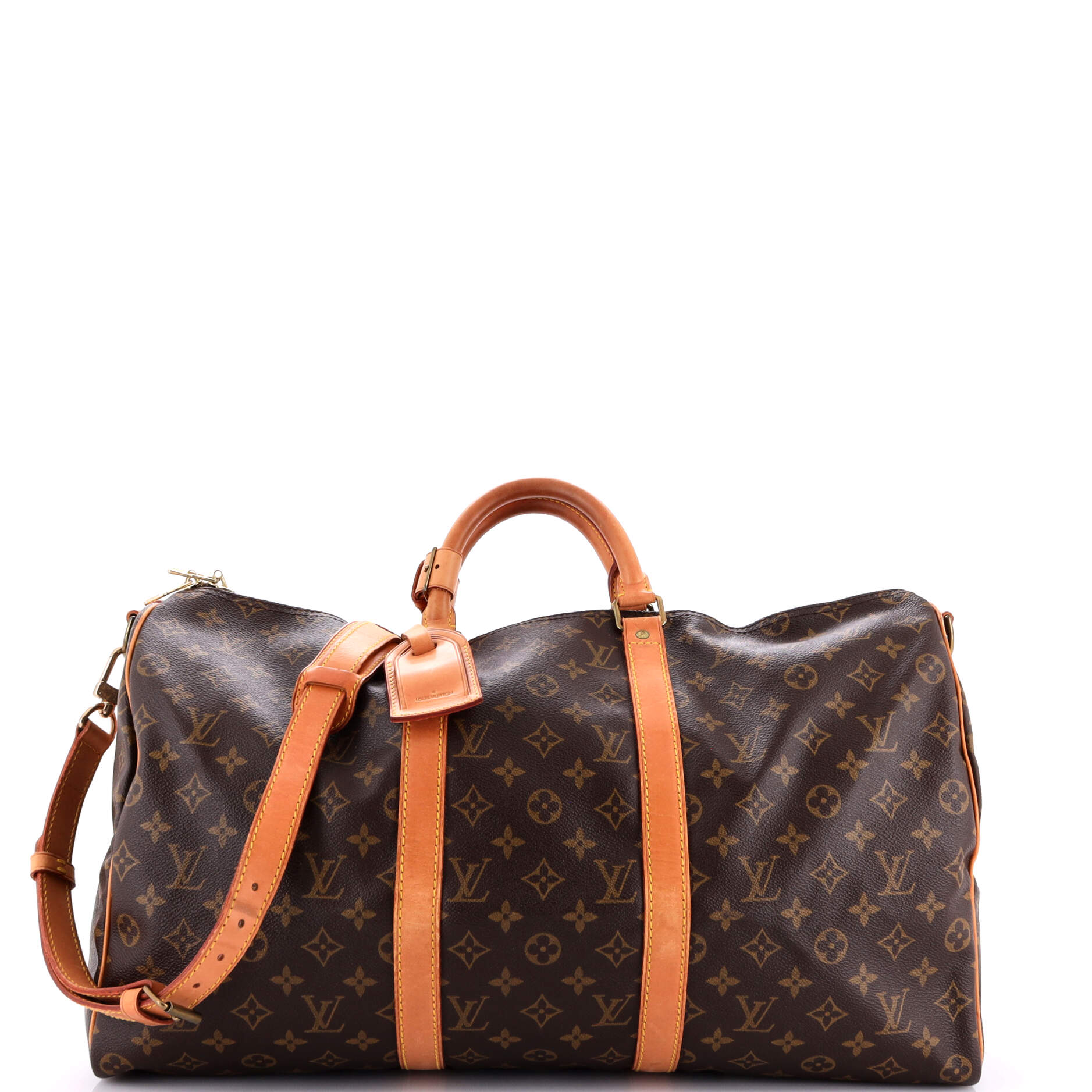 Louis Vuitton Keepall Bandouliere Bag Canvas Monogram Travel Bag Canvas 502962173