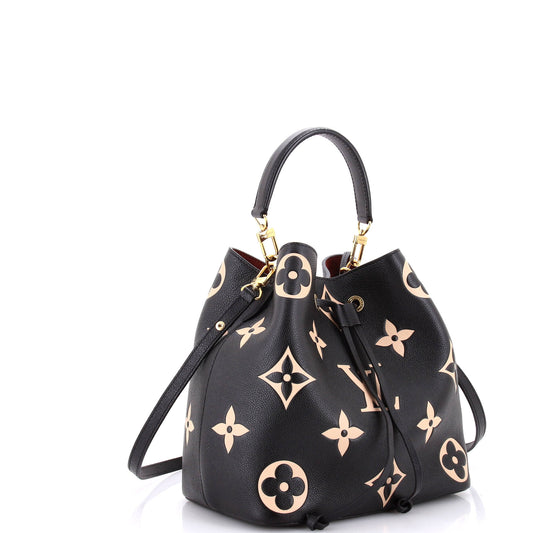 Louis Vuitton Neonoe Handbag Bicolor Empreinte Giant Mm Monogram Shoulder Bag