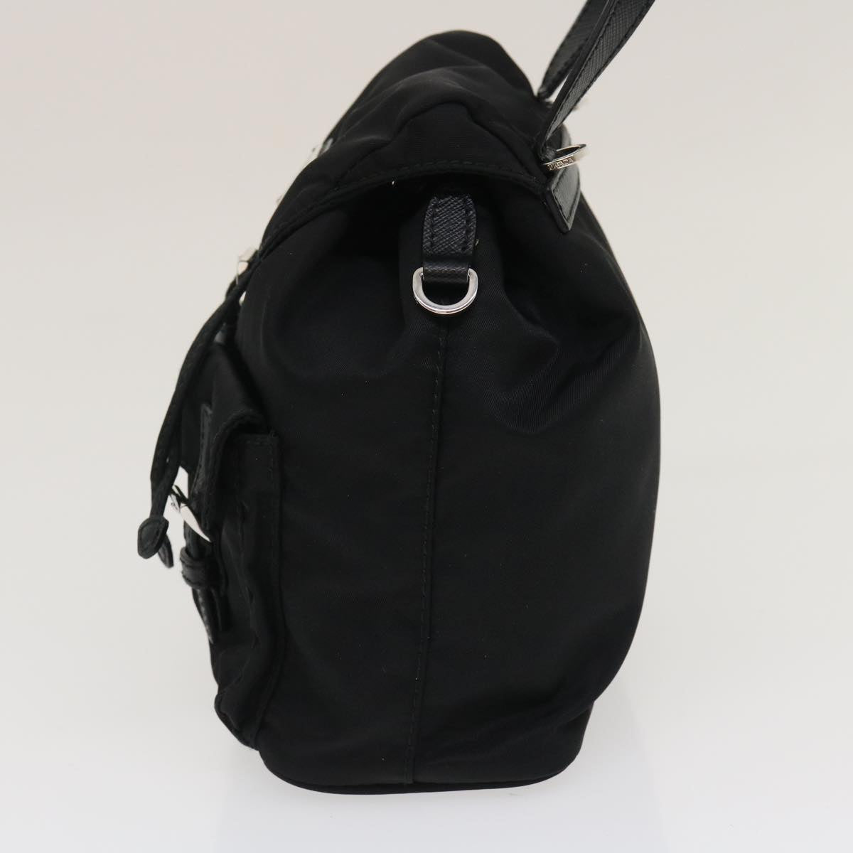 Prada Shoulder Bag Nylon Black Mini
