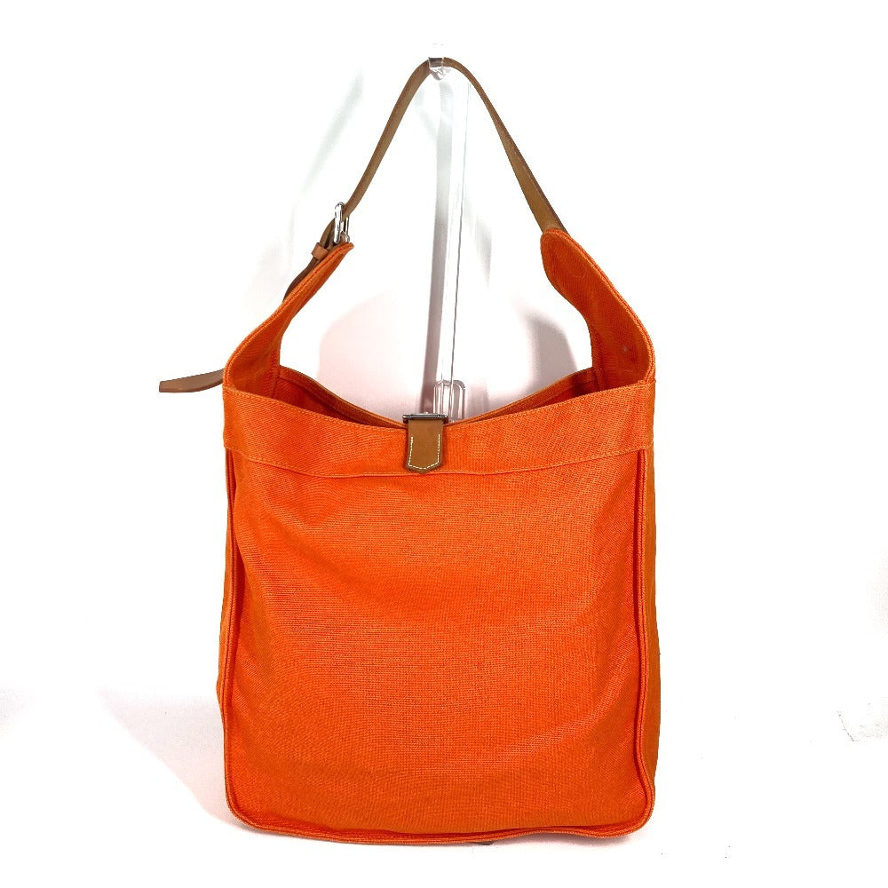 Hermes Shoulder Bag Marwali Gm Women Canvas Orange