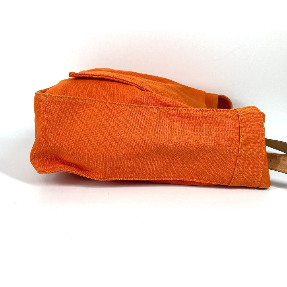 Hermes Shoulder Bag Marwali Gm Women Canvas Orange