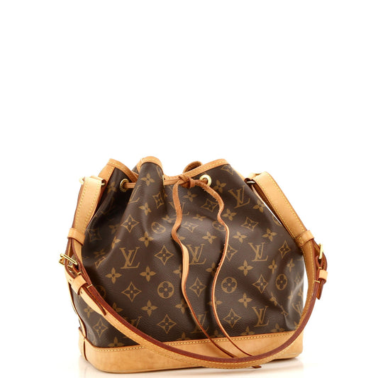 Louis Vuitton Petit Noe Nm Handbag Canvas Monogram Bucket Bag