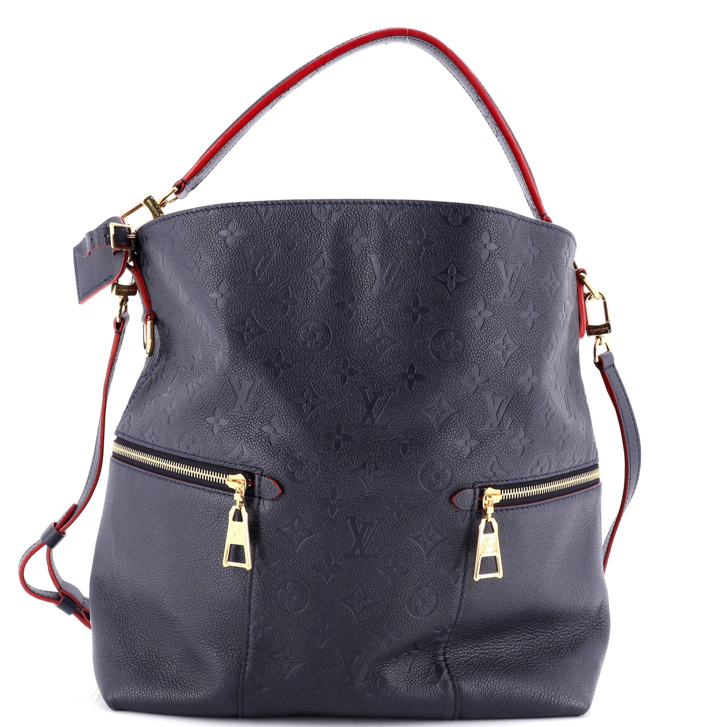 Louis Vuitton Melie Handbag Empreinte Leather Monogram Travel Bag