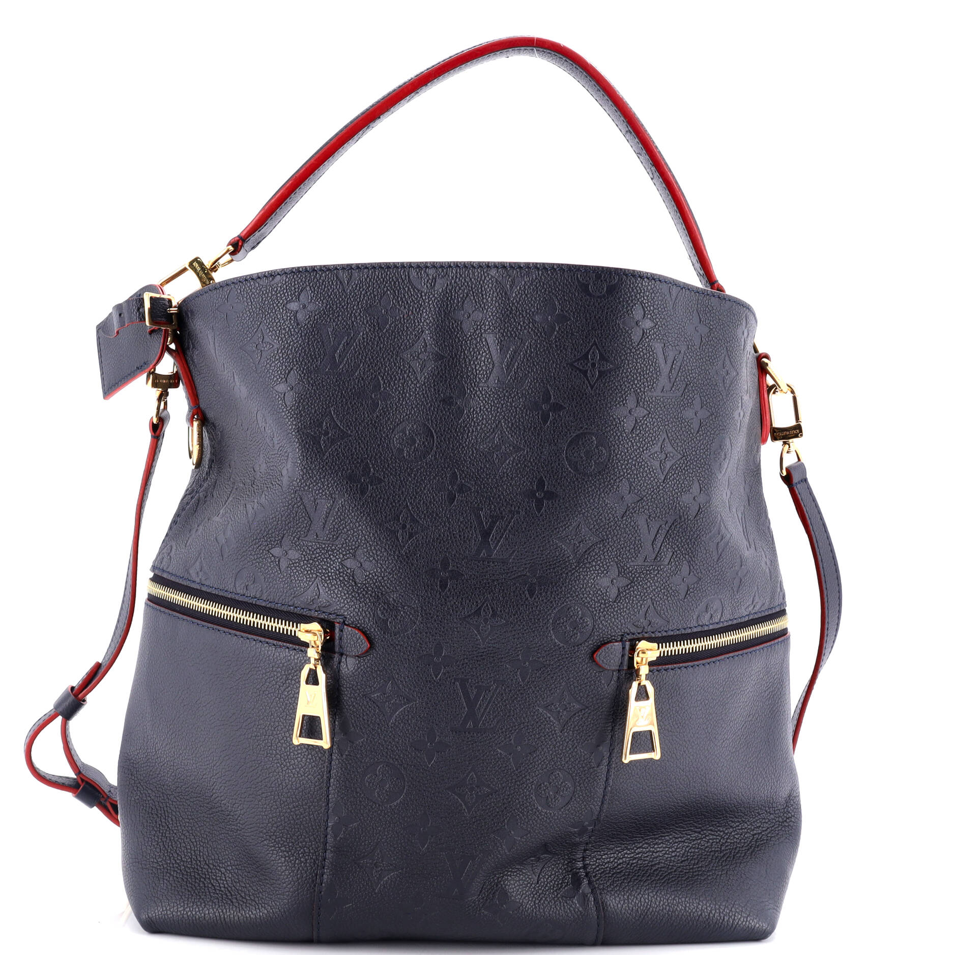 Louis Vuitton Melie Handbag Empreinte Leather Monogram Travel Bag