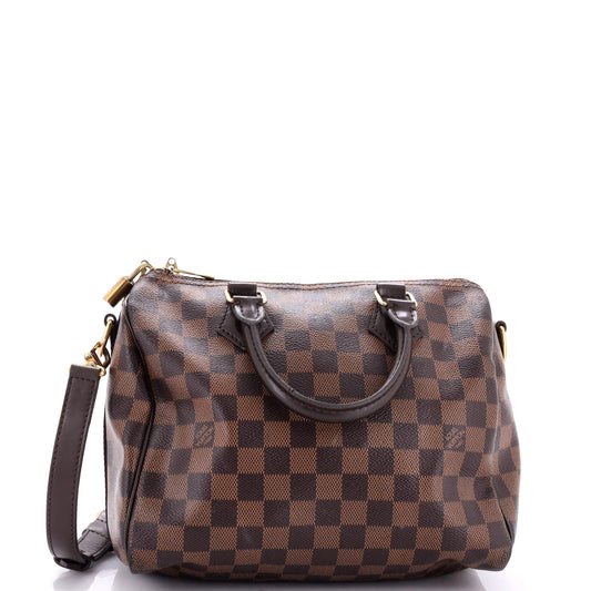 Louis Vuitton Speedy Bandouliere Bag Damier Travel Bag