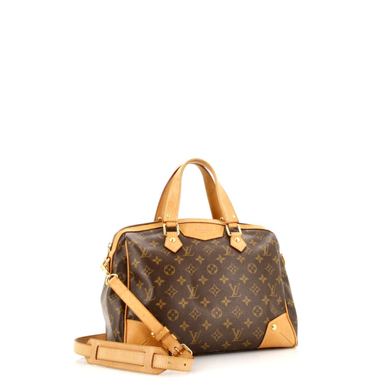 Louis Vuitton Retiro Handbag Pm Canvas Monogram Travel Bag