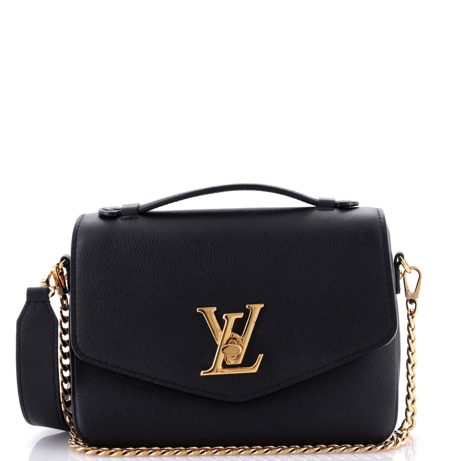 Louis Vuitton Oxford Lockme Handbag Leather Travel Bag Leather 2979853