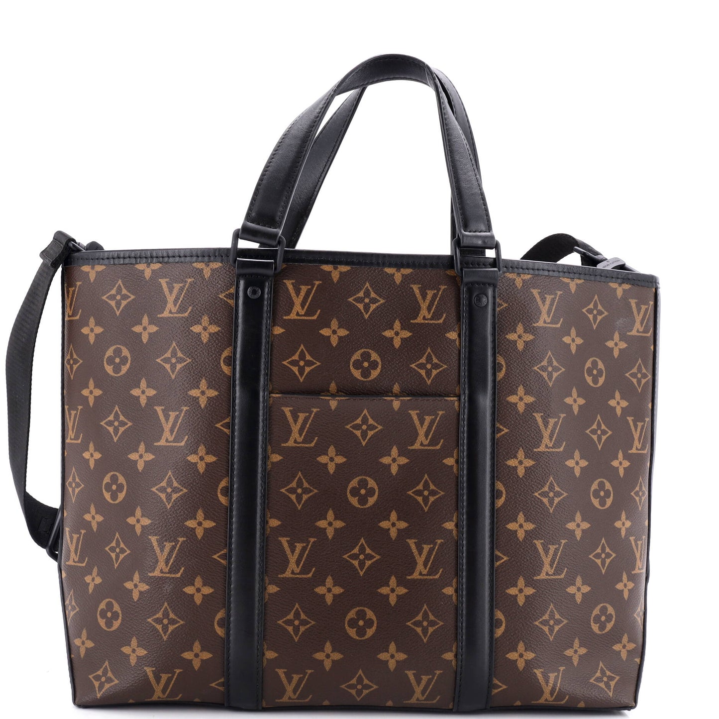 Louis Vuitton Weekend Tote Macassar Pm Canvas Monogram Tote Bag