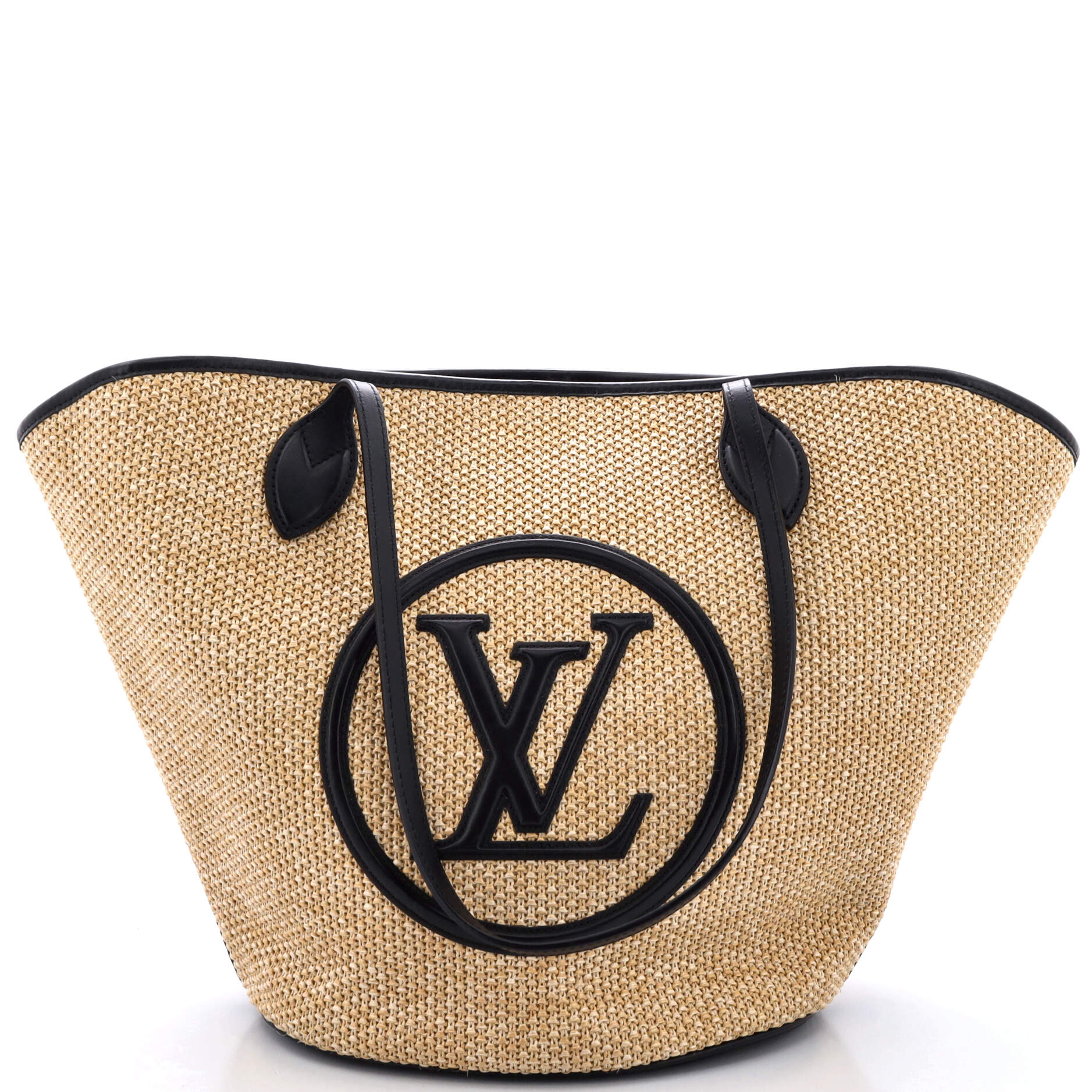 Louis Vuitton Saint Jacques Nm Handbag And Leather Raffia Shoulder Bag Leather 298445118
