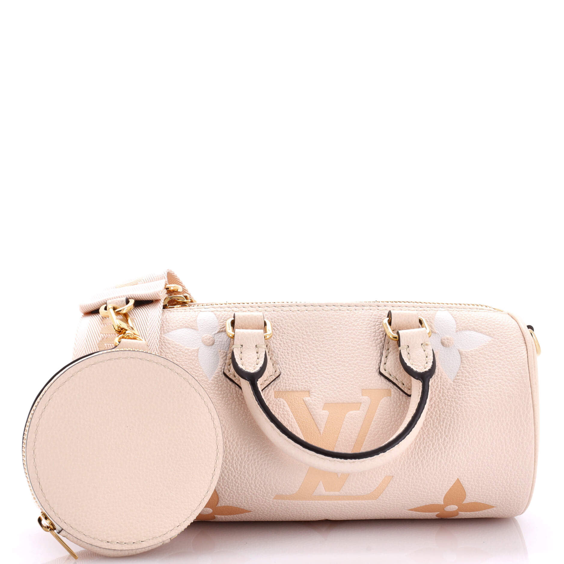 Louis Vuitton Papillon Handbag By The Pool Empreinte Giant Monogram Shoulder Bag