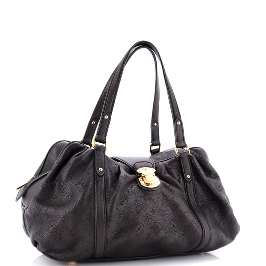 Louis Vuitton Lunar Handbag Mahina Gm Leather Shoulder Bag