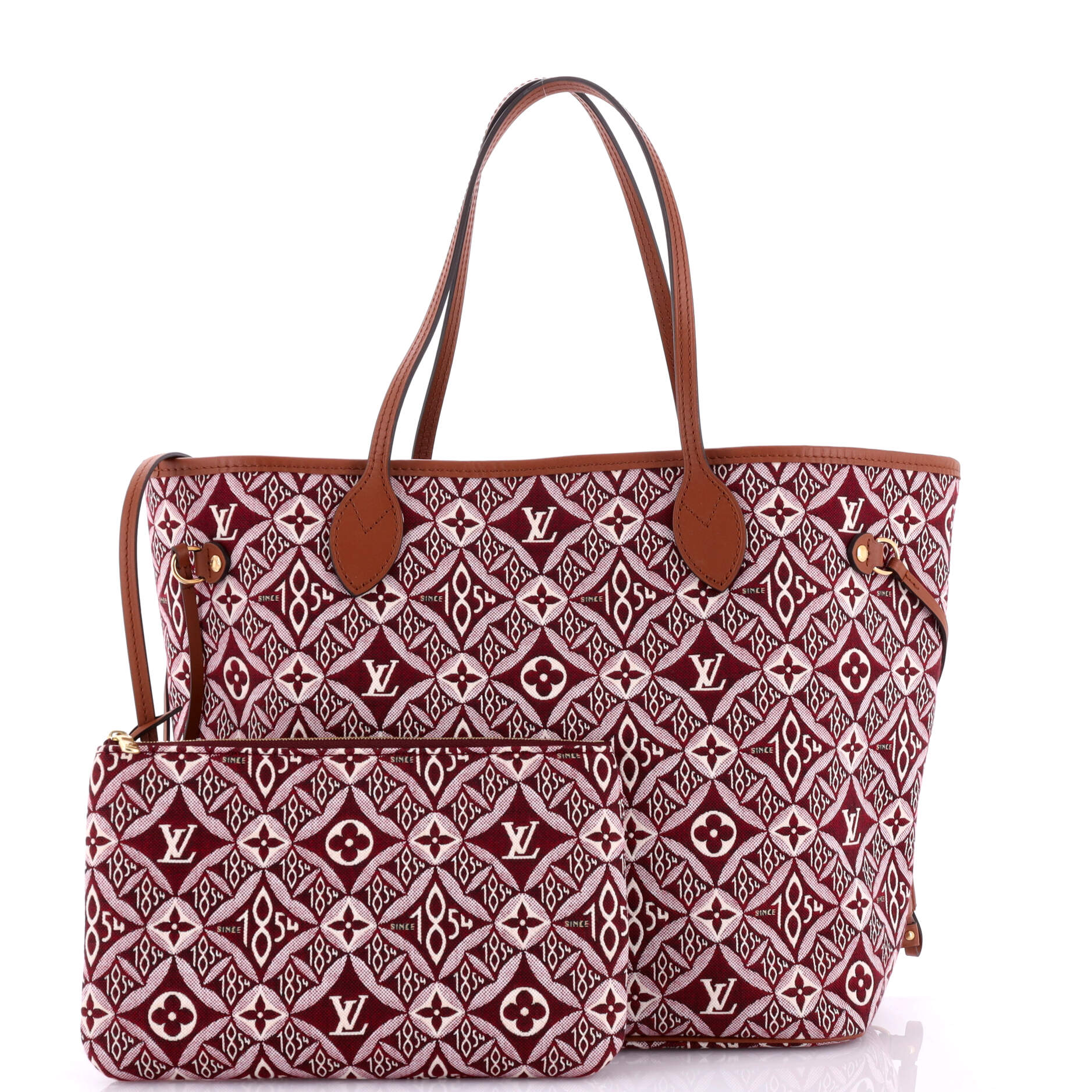 Louis Vuitton Neverfull Nm Tote Limited Edition Since Jacquard Monogram Tote Bag