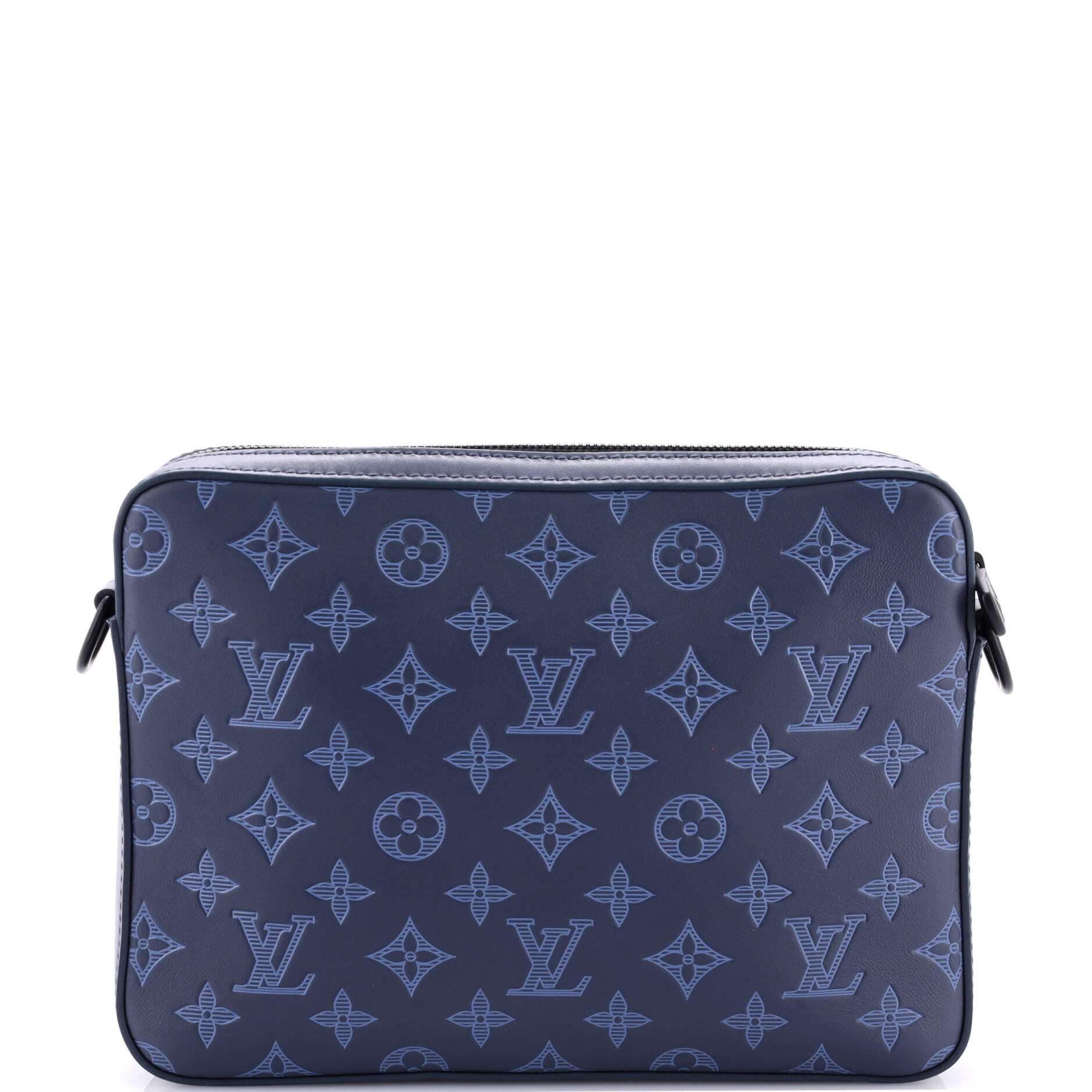 Louis Vuitton Duo Messenger Bag Shadow Leather Monogram Shoulder Bag