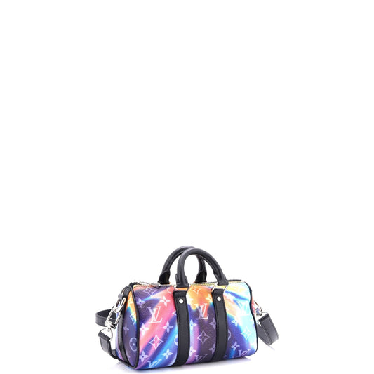 Louis Vuitton Keepall Bandouliere Bag Limited Edition Sunset Xs Canvas Monogram Shoulder Bag