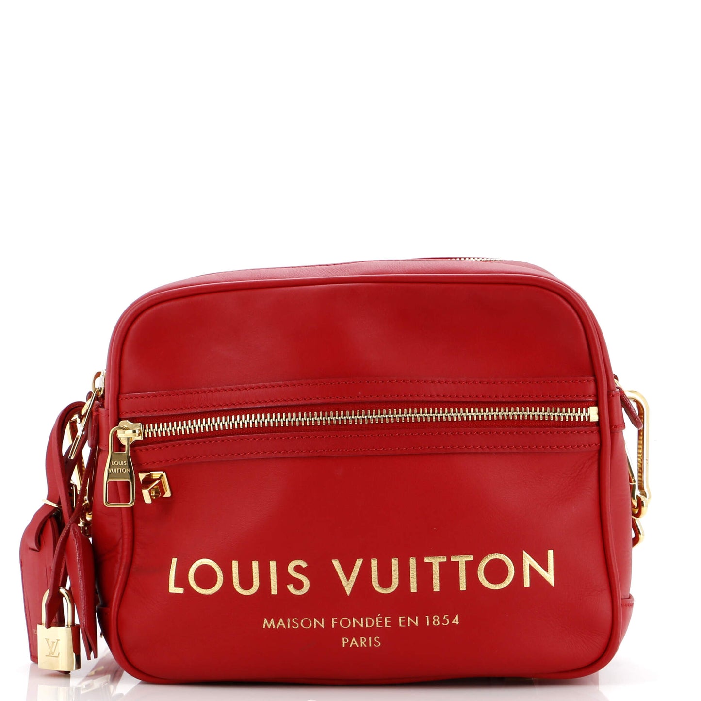 Louis Vuitton Flight Paname Takeoff Bag Leather Shoulder Bag