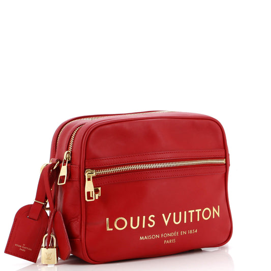 Louis Vuitton Flight Paname Takeoff Bag Leather Shoulder Bag