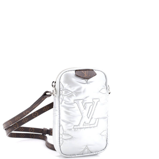 Louis Vuitton LV Pillow Phone Pouch Econyl Shoulder Bag Nylon Quilted
