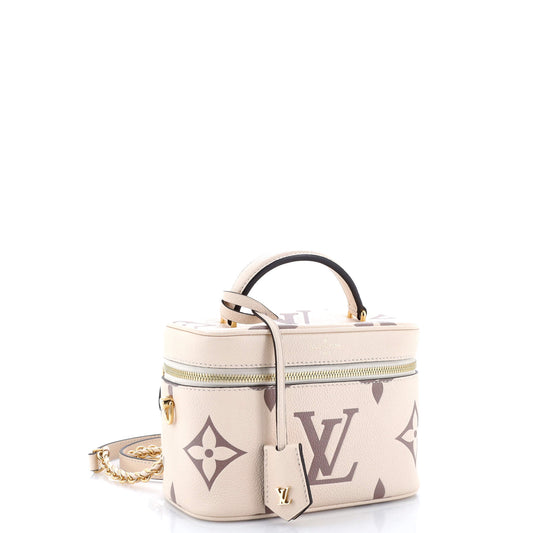 Louis Vuitton Vanity Handbag Bicolor Empreinte Giant Pm Monogram Shoulder Bag
