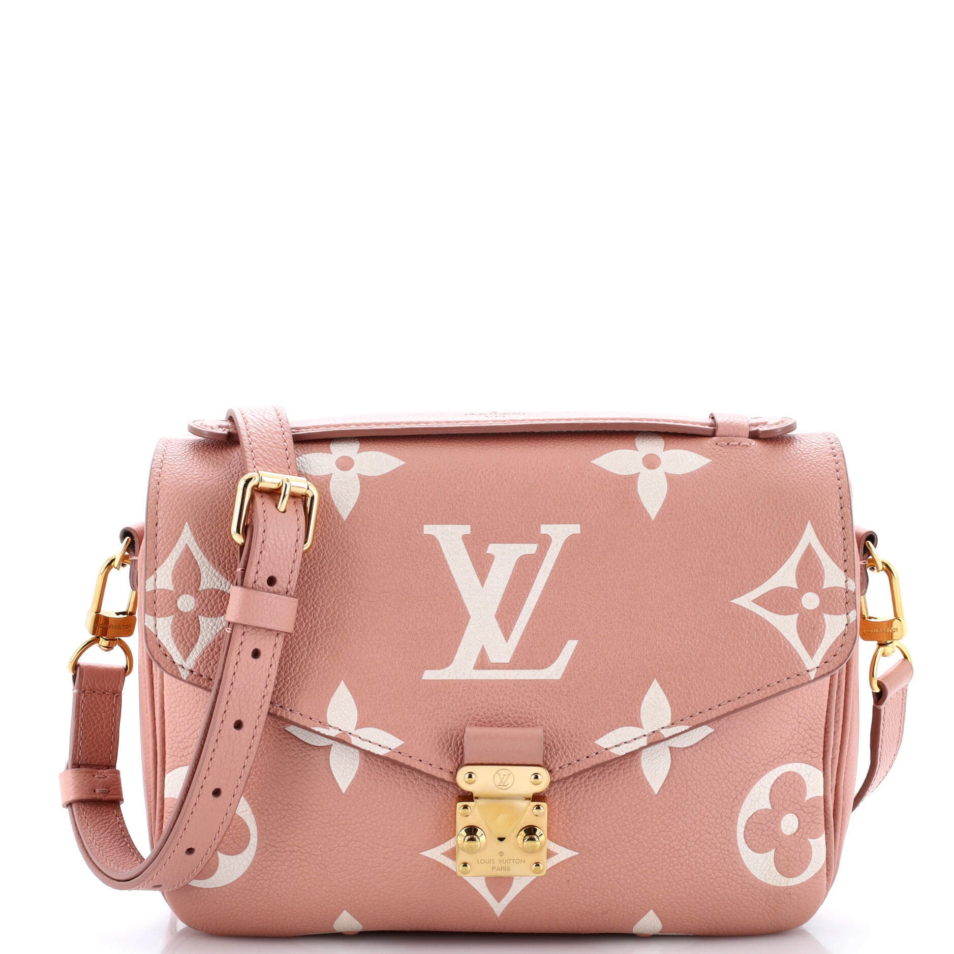 Louis Vuitton Pochette Metis Bicolor Empreinte Giant Shoulder Bag Monogram