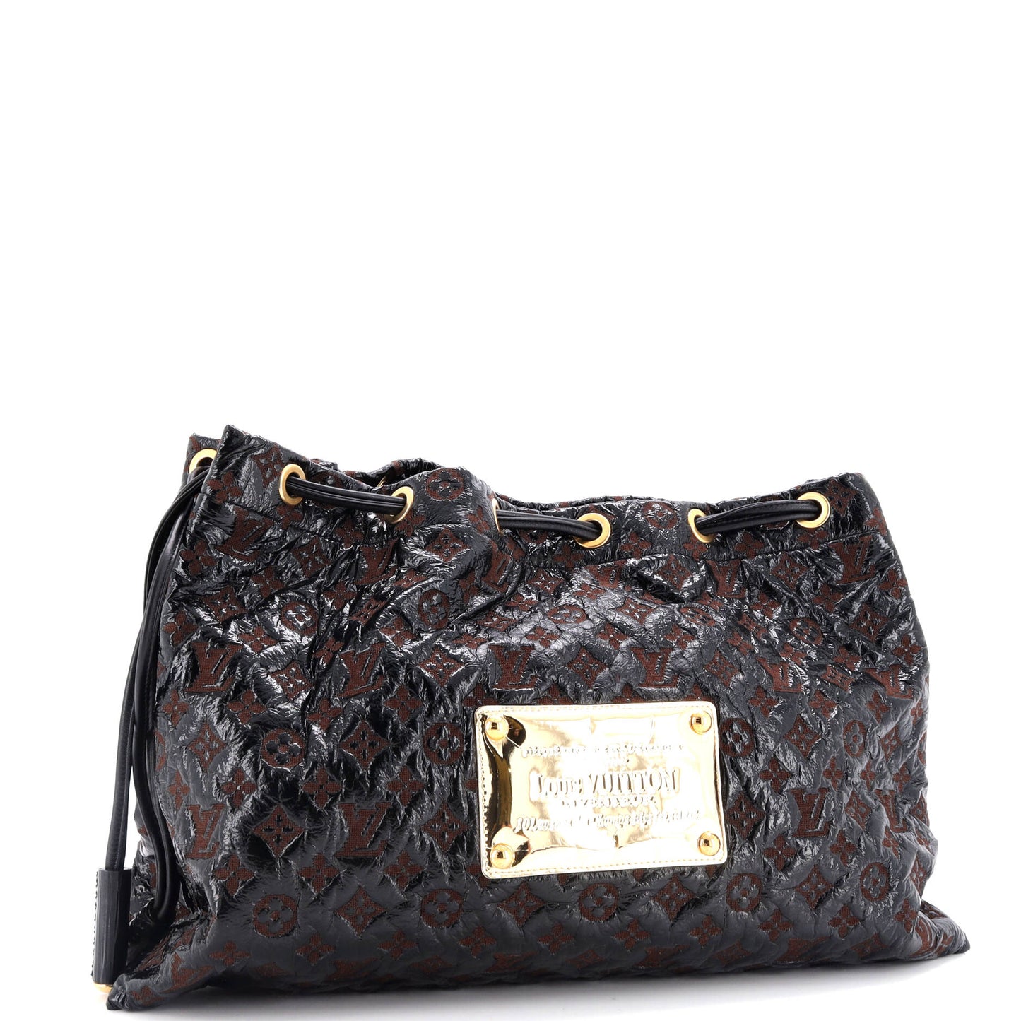 Louis Vuitton Squishy Messenger Bag Vinyl Monogram Travel Bag