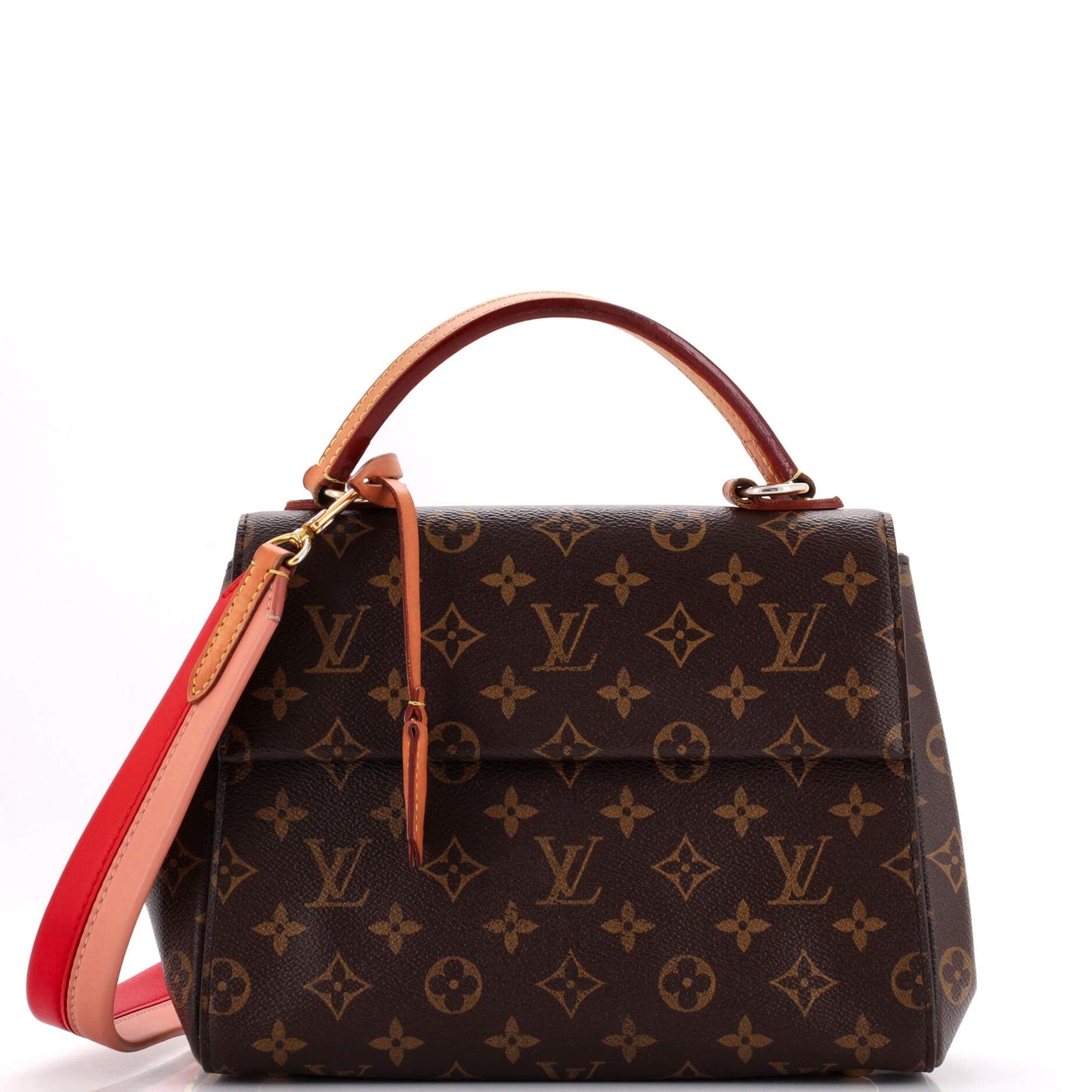 Louis Vuitton Cluny Top Handle Bag Bb Canvas Monogram Travel Bag