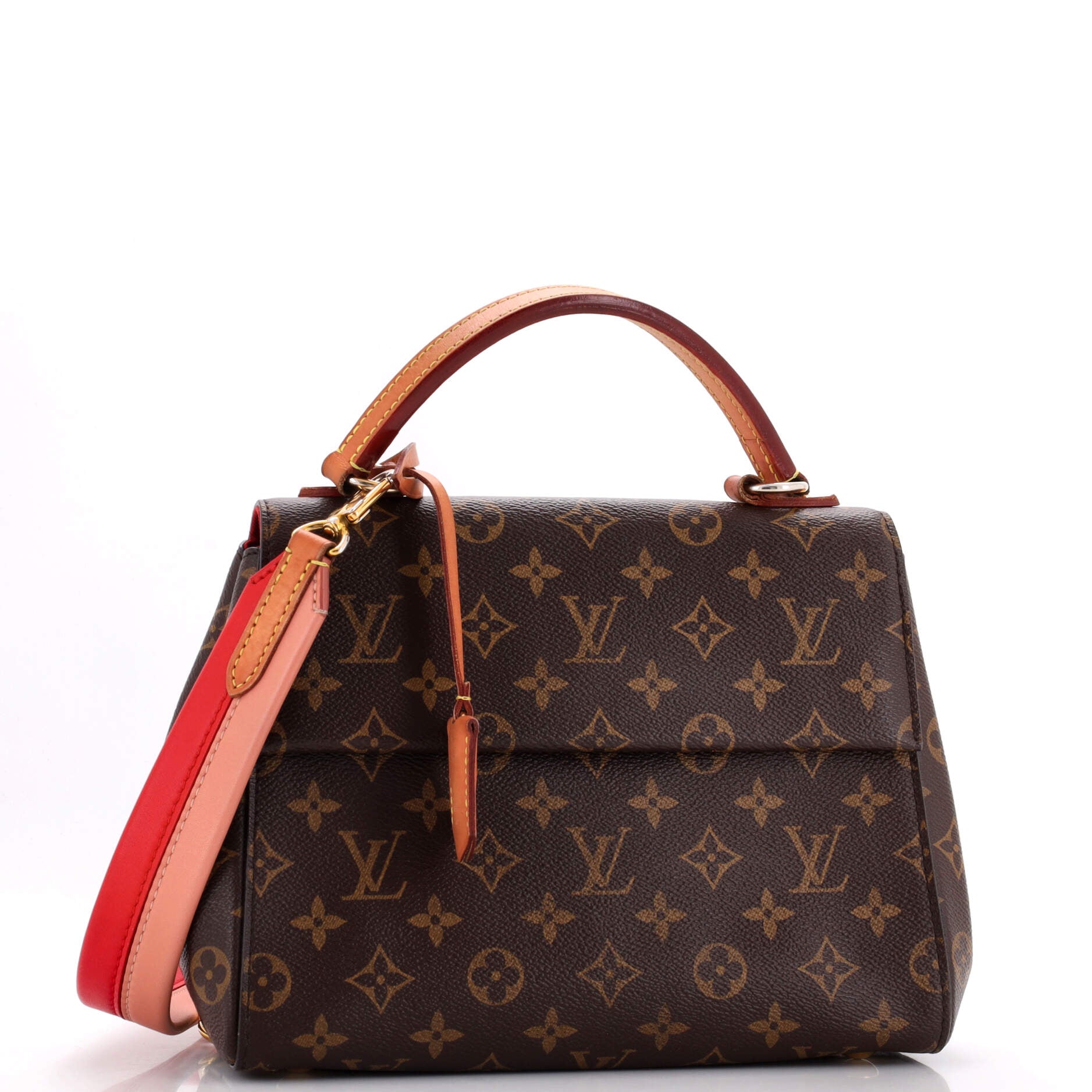 Louis Vuitton Cluny Top Handle Bag Bb Canvas Monogram Travel Bag