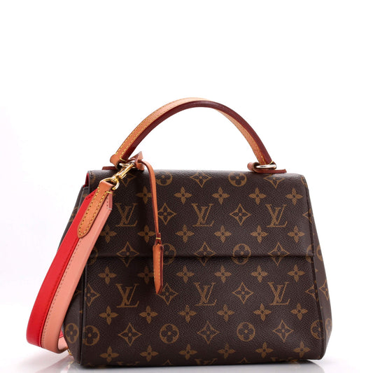 Louis Vuitton Cluny Top Handle Bag Bb Canvas Monogram Travel Bag