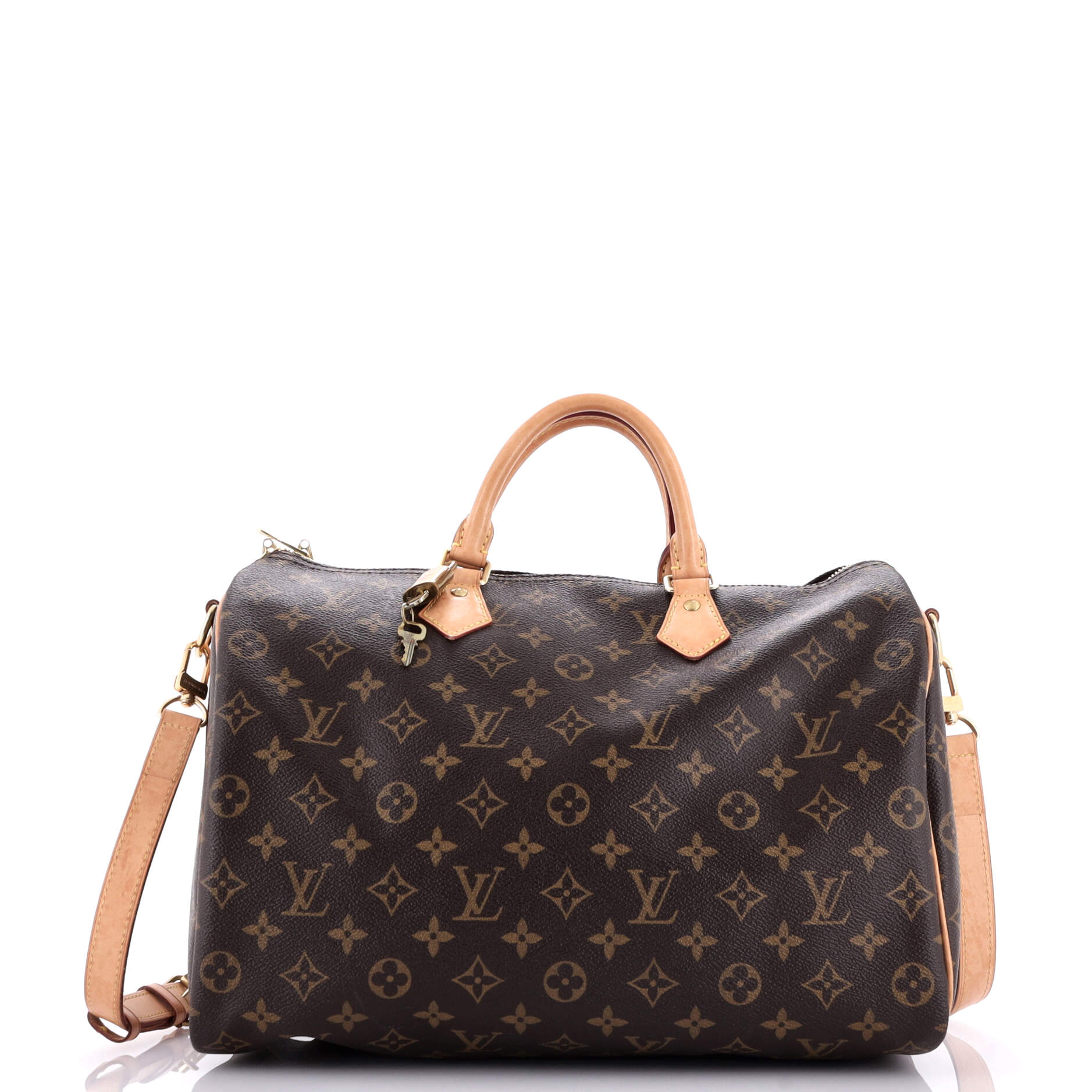 Louis Vuitton Speedy Bandouliere Bag Canvas Monogram Travel Bag