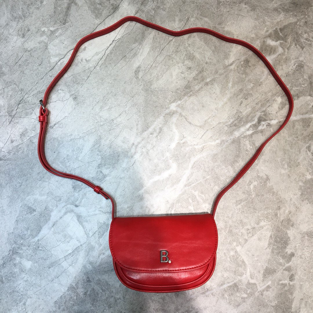 Top Quality Leader Soft Round Cross Bag Red Travel Bag