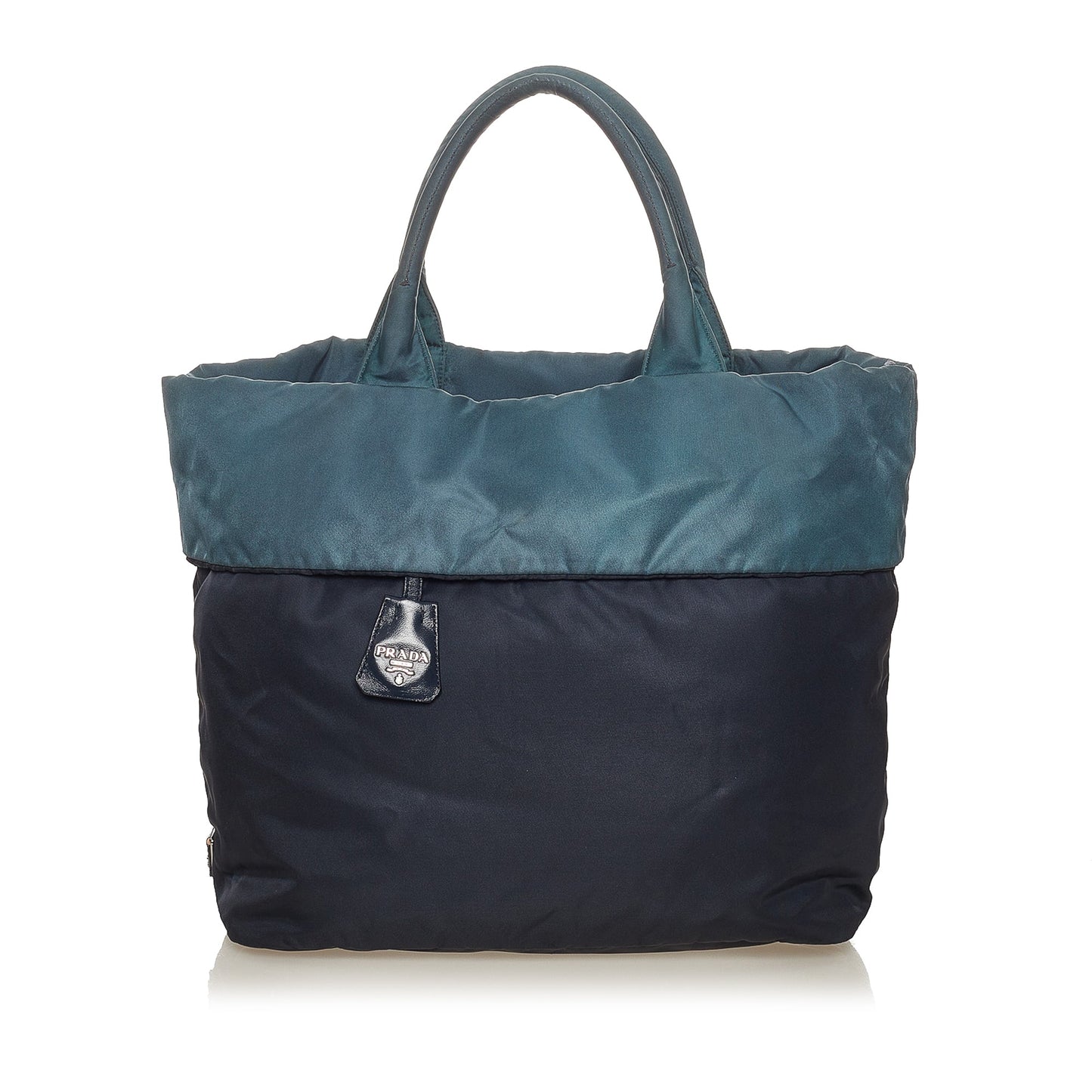 Prada Tessuto Reversible Tote Bag Blue Tote Bag 3