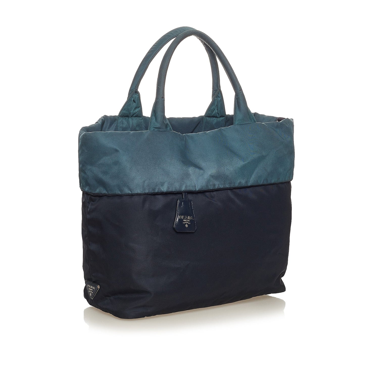 Prada Tessuto Reversible Tote Bag Blue Tote Bag 3