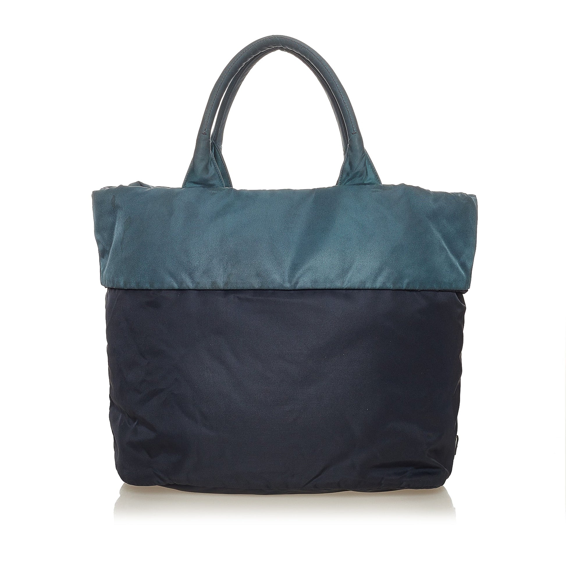 Prada Tessuto Reversible Tote Bag Blue Tote Bag 3