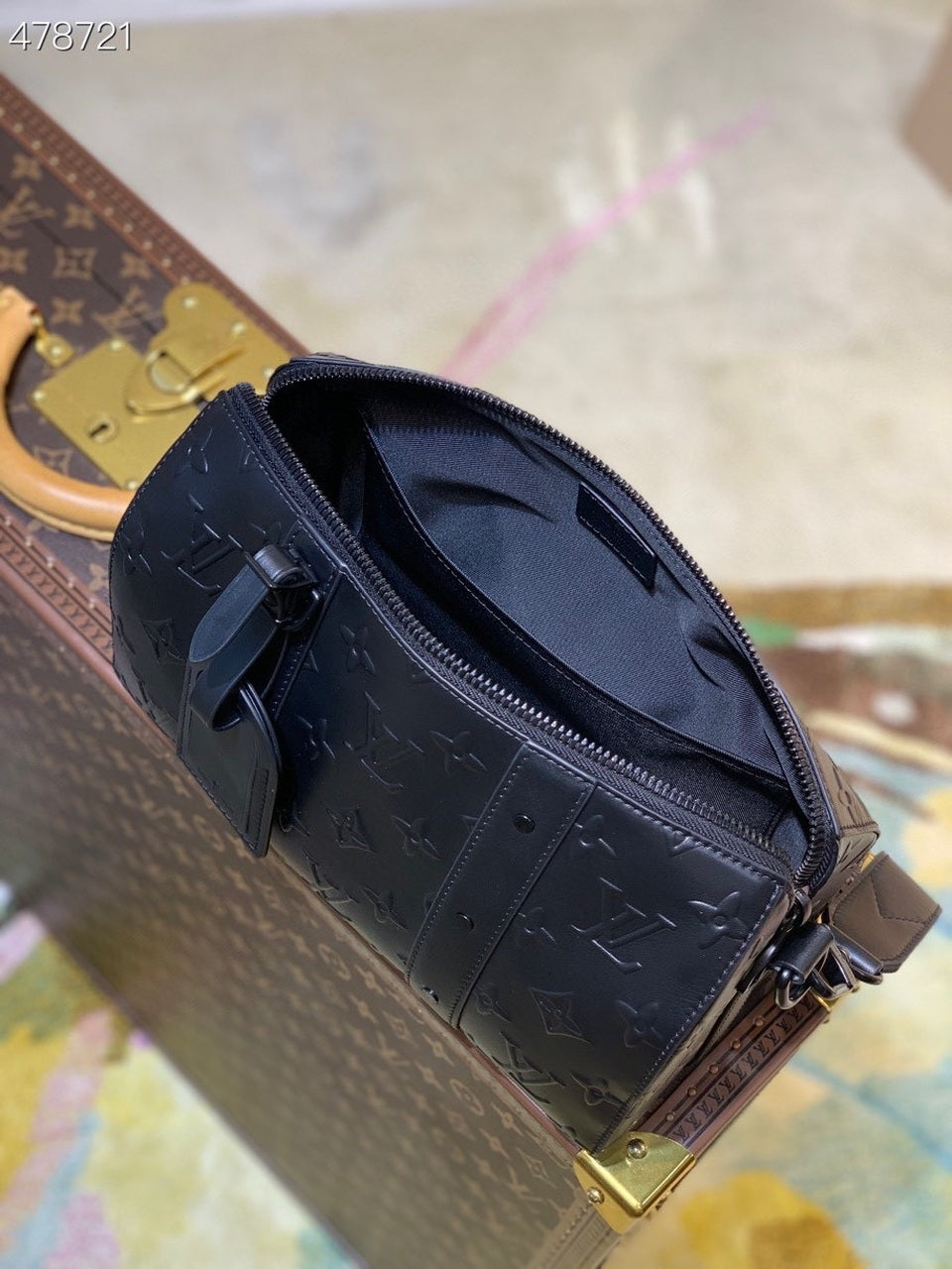 Top Quality Keepall Xs Seal For Men Monogram Black Crossbody Bag