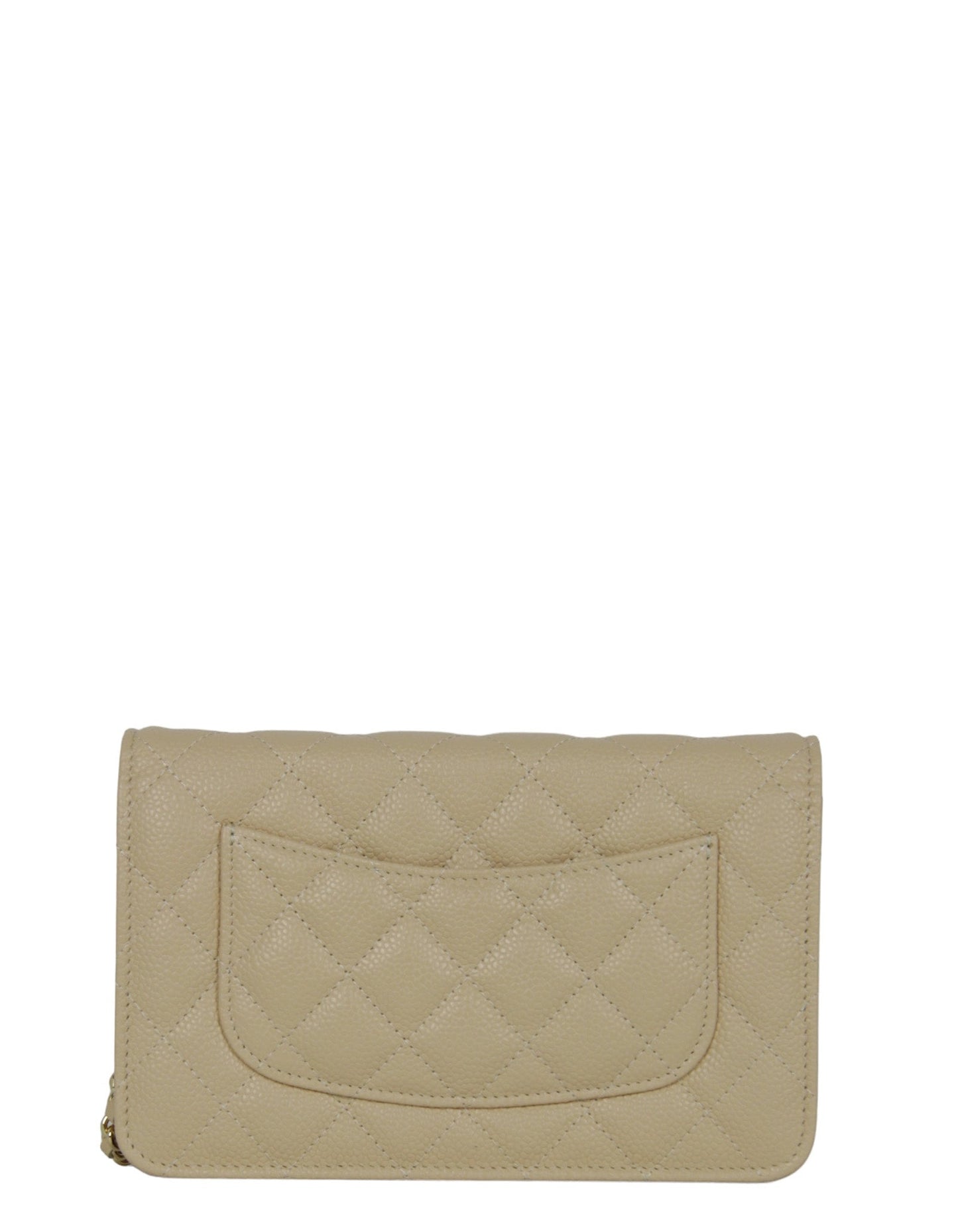 Chanel Nwt Beige Caviar Leather Woc Bag Style 2