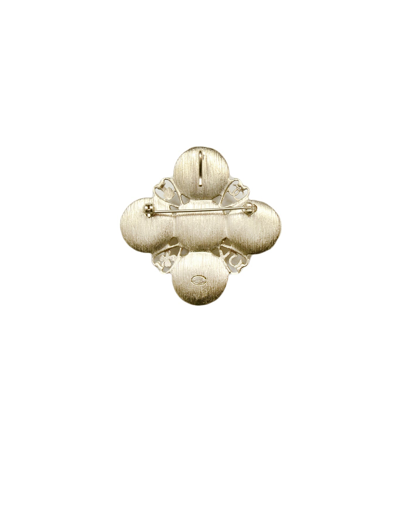 Chanel Filigree-Detail Pearl Brooch