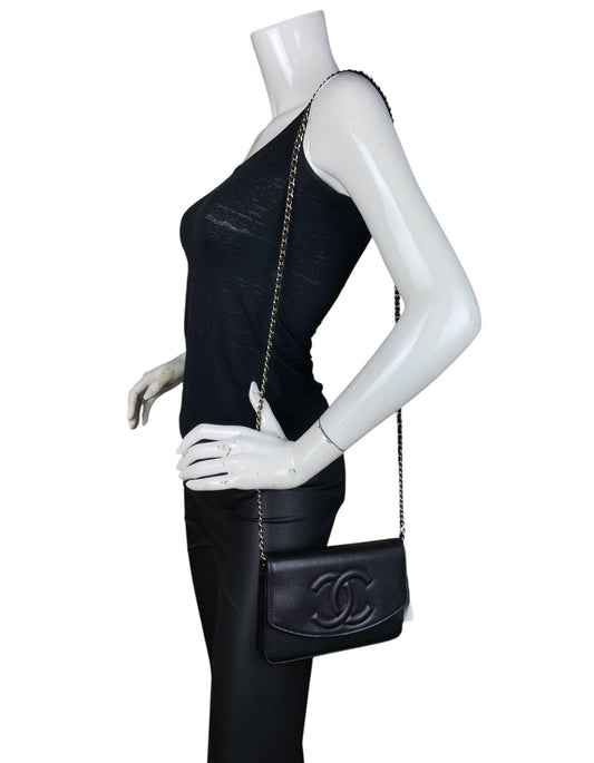 Chanel Black 2025 Timeless CC WOC Handbag