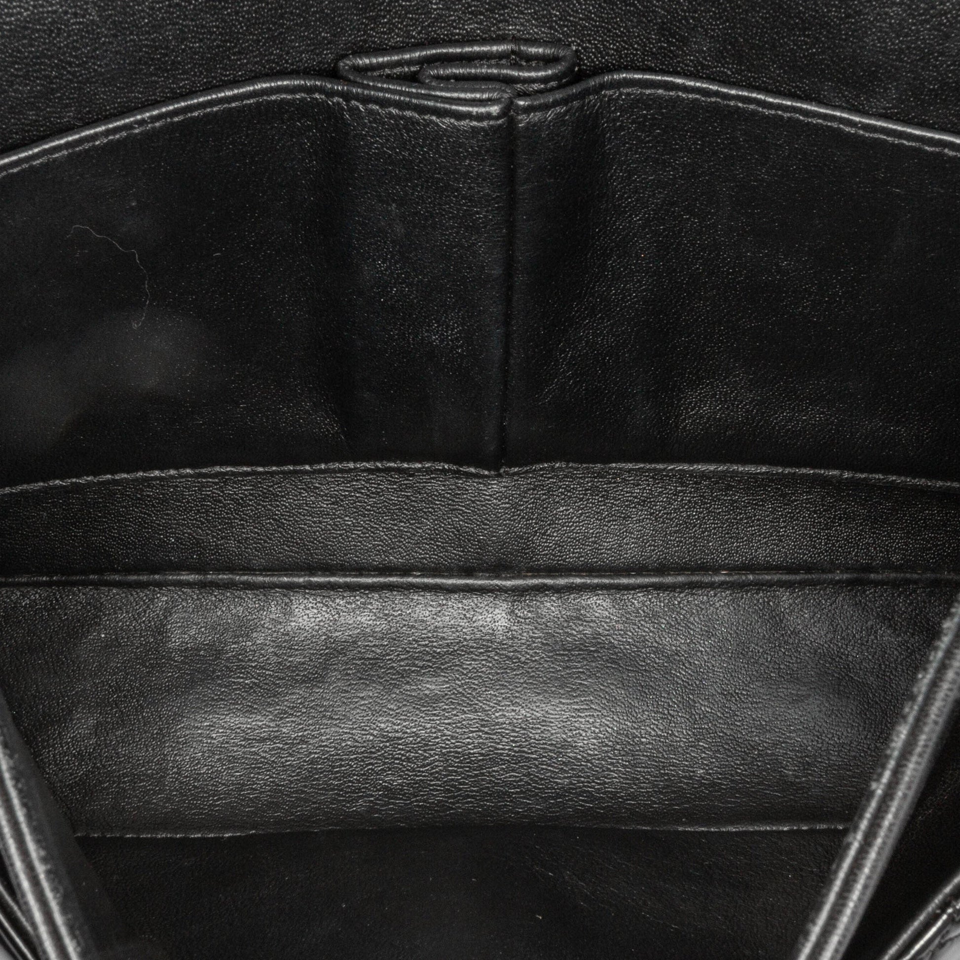 Black Chanel Medium Classic Patent Double Flap Shoulder Bag