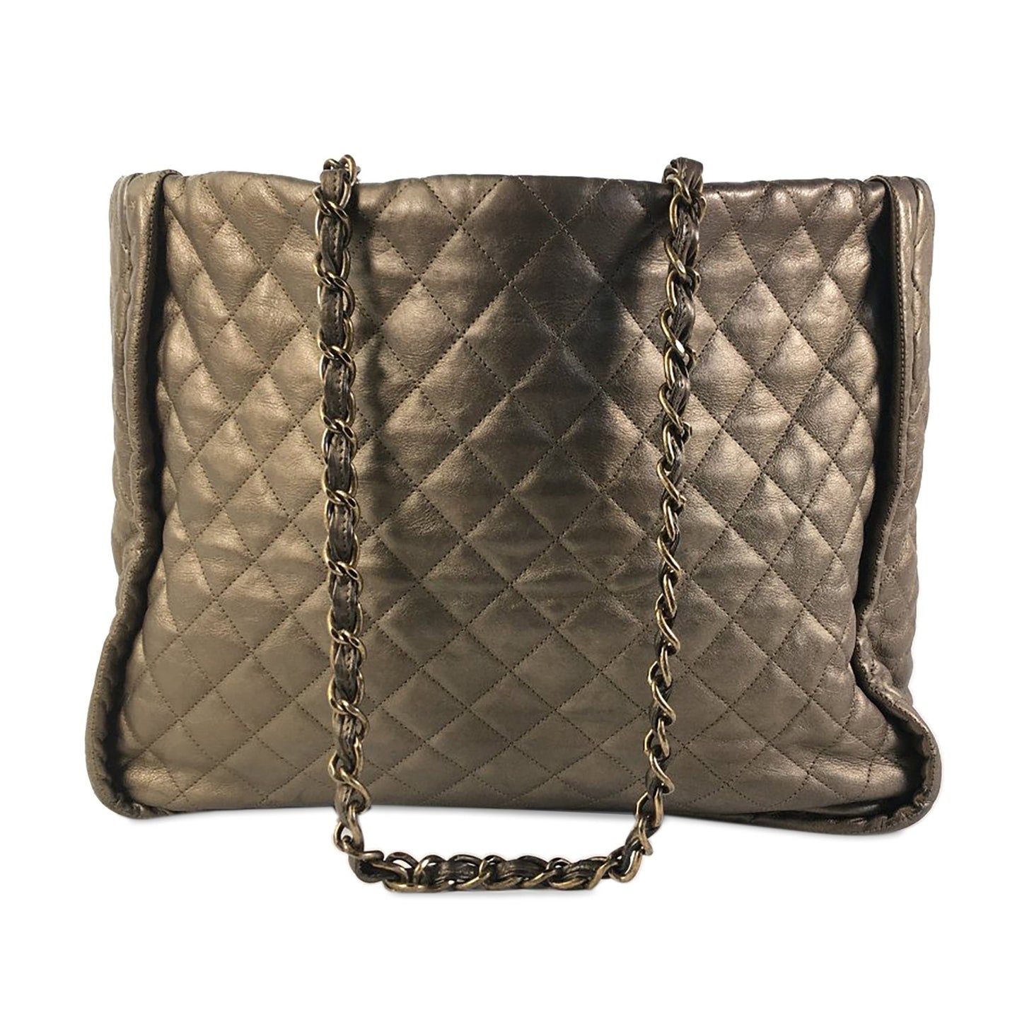 CHANEL CC Quilted Calfskin Istanbul Tote Tote Bag