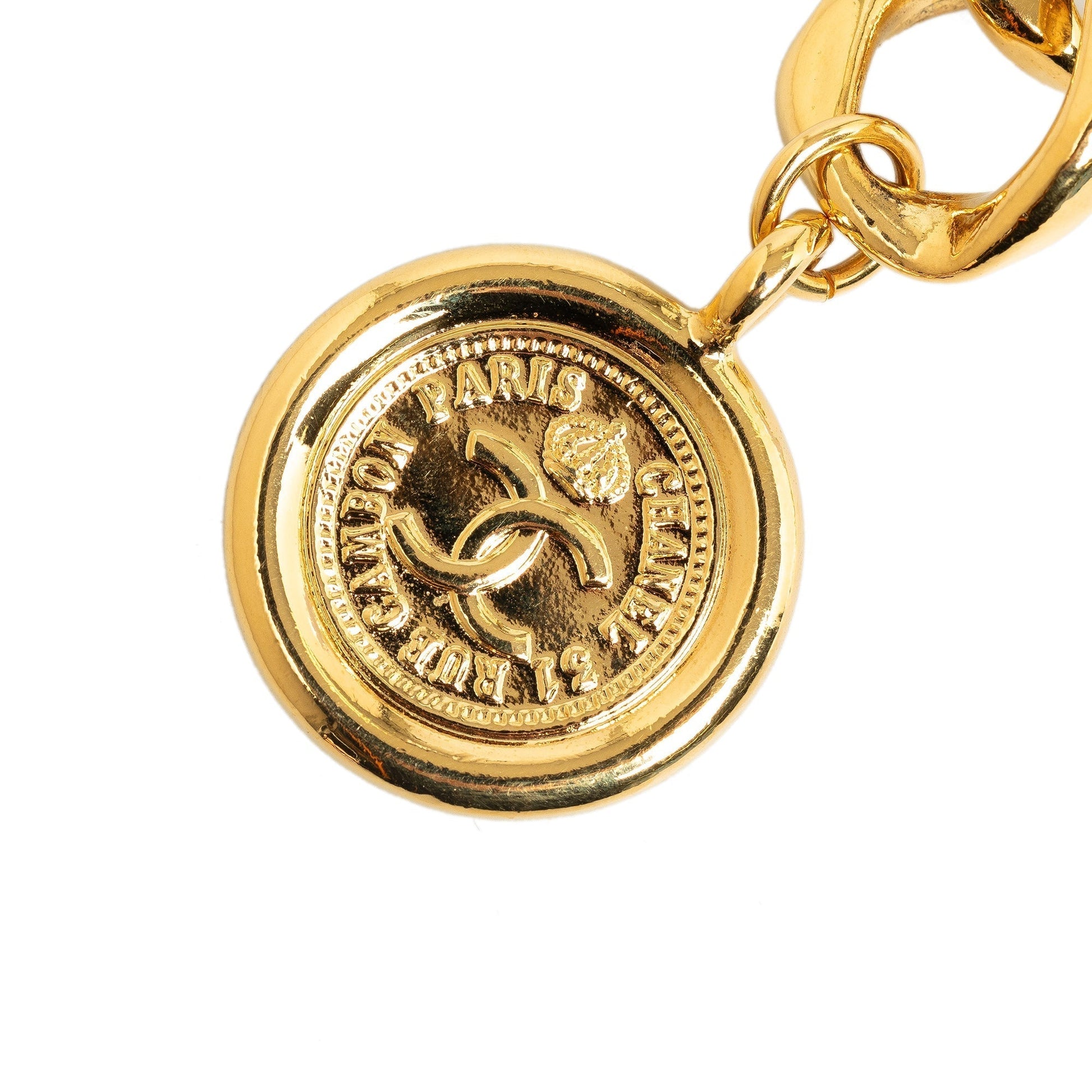 CHANEL Medallion Chain-Link Belt