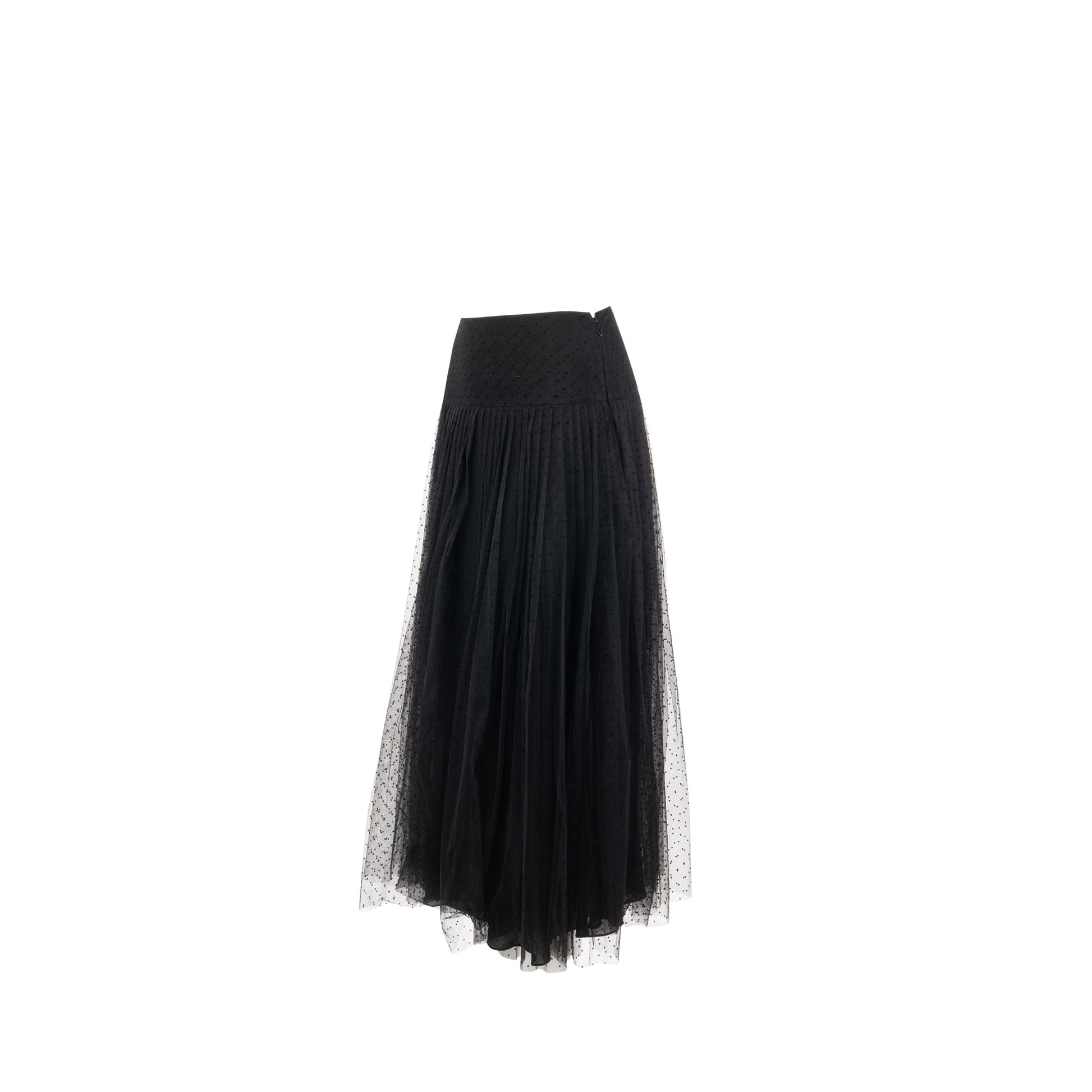 Dior Size Pleated Skirt Polyamide Handbag Black Travel Bag