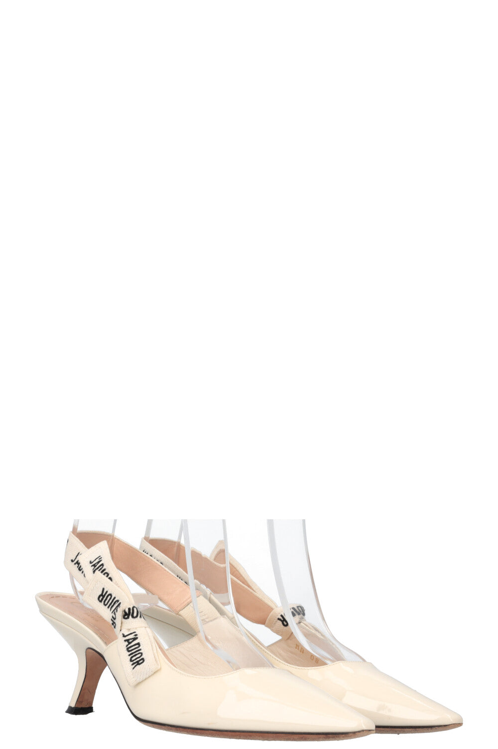 Dior Sling Bag J'a Slingback Heels White Shoes