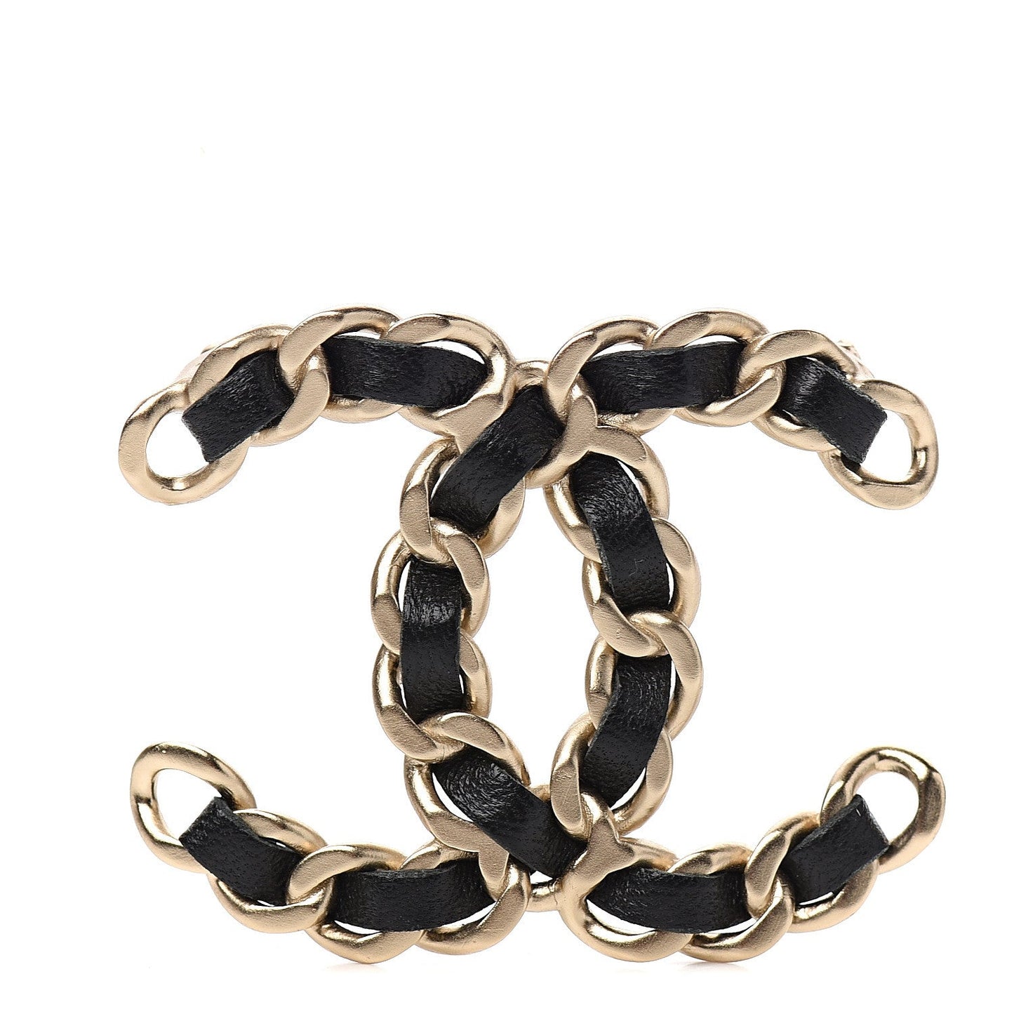 Chanel Lambskin CC Brooch Handbag