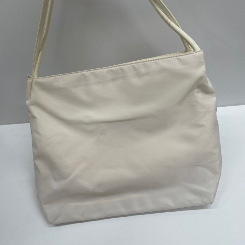 Prada Creamy Tessuto City Tote Bag Nylon White