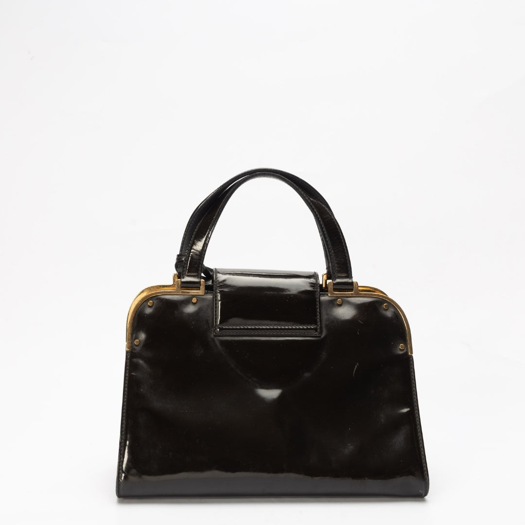 YSL Saint Laurent Uptown Clutch Bag Leather