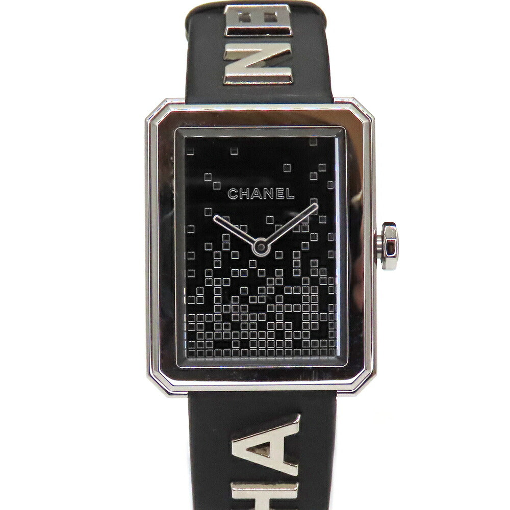 Chanel Black Boy·friend Wanted De Chanel Watch H7470 Handbag