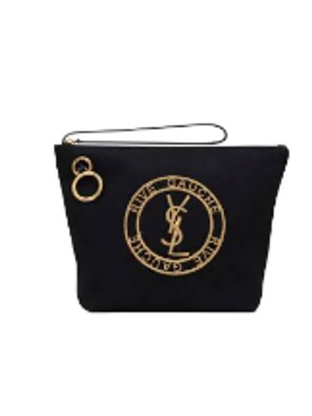 YSL Saint Laurent Saint Laurent Trending Rive Gauche Pouch Bag Black Clutch Bag