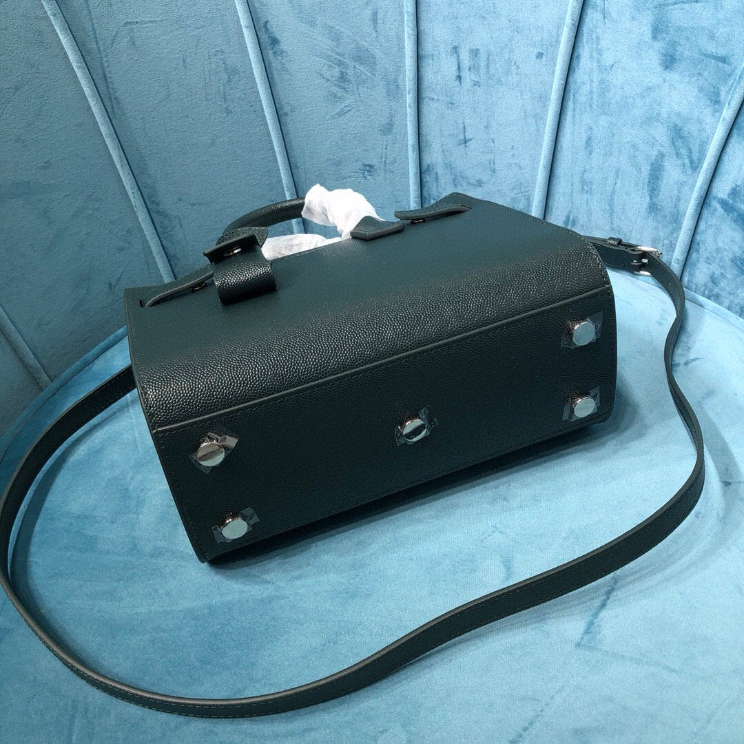 YSL Saint Laurent Sac De Jour Nano 8in Black Handbag